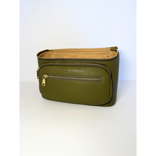 Zoey Crossbody Mom Bag 2.0- Olive