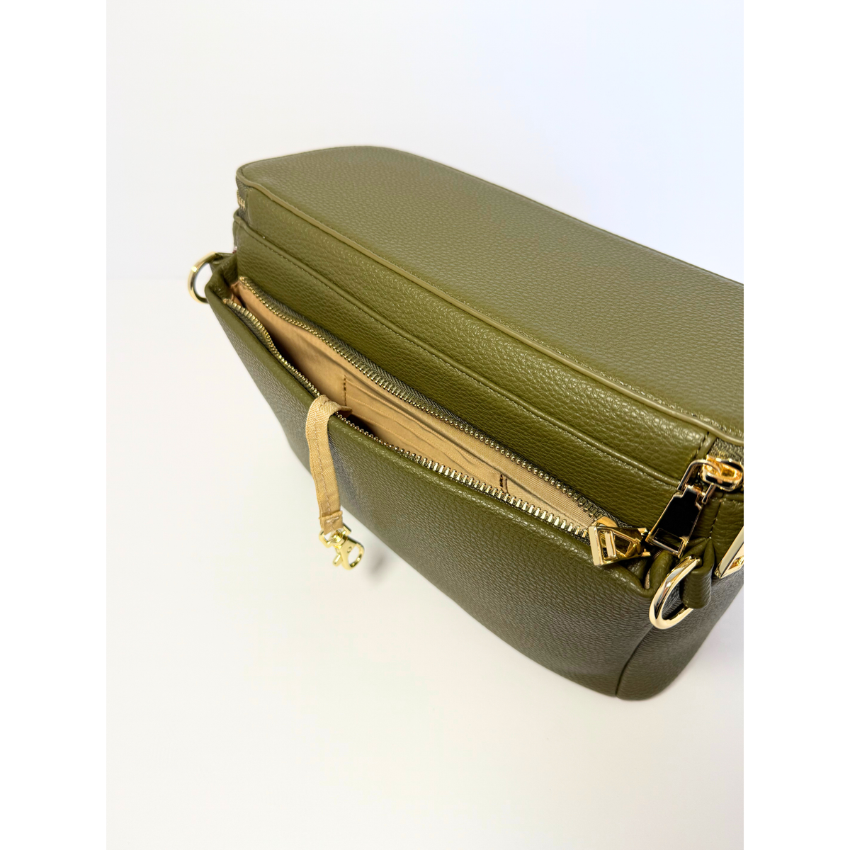 Zoey Crossbody Mom Bag 2.0- Olive