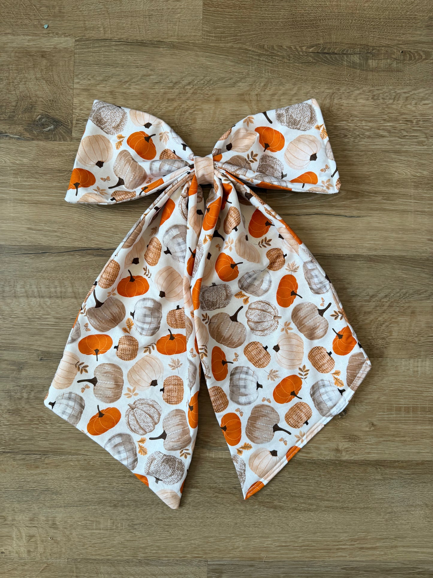 Large Pumpkin Bow