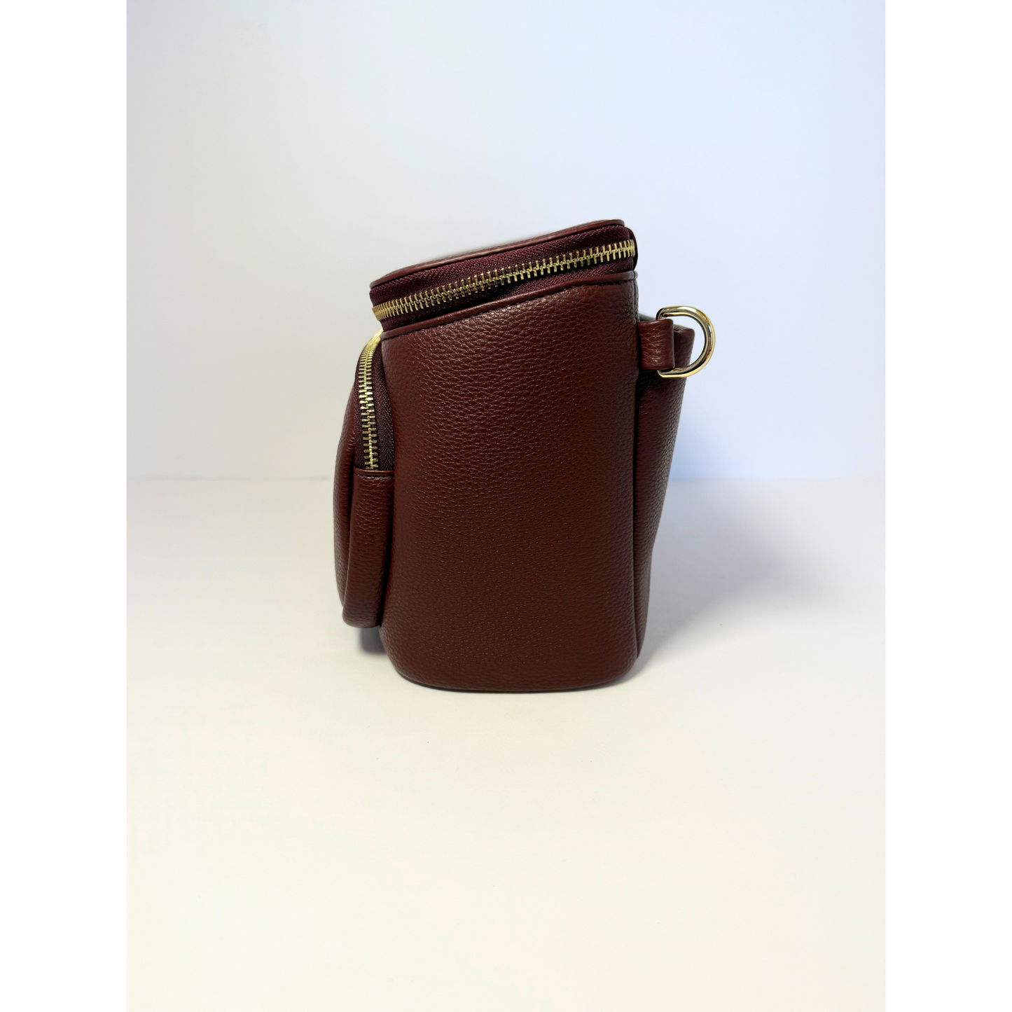 Zoey Crossbody Diaper Bag 2.0- Burgundy