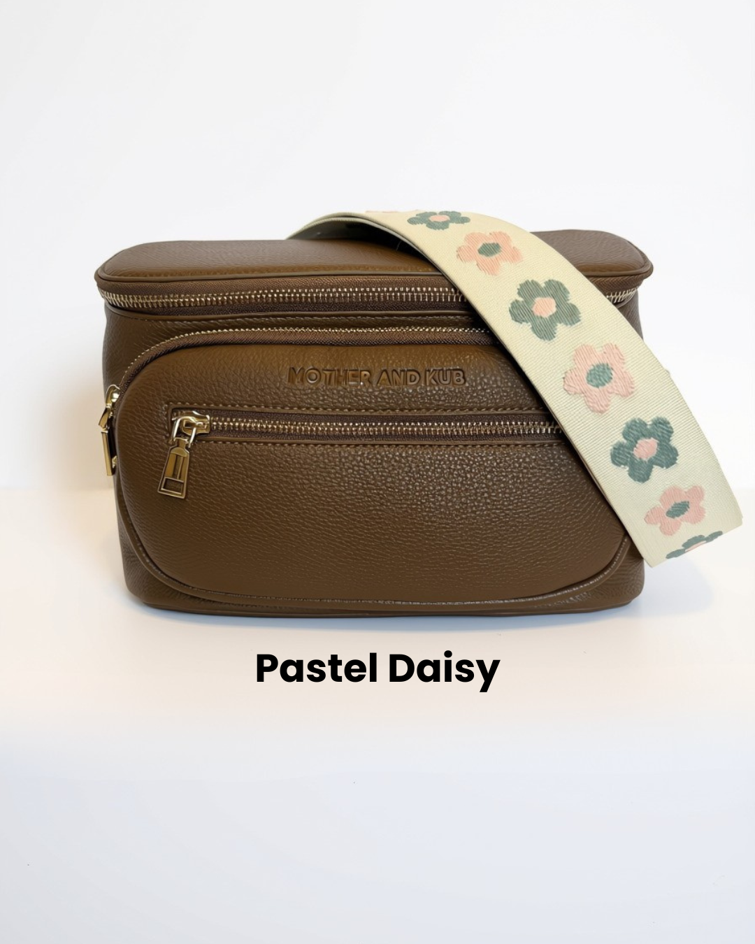 Zoey Crossbody Diaper Bag 2.0- Brown