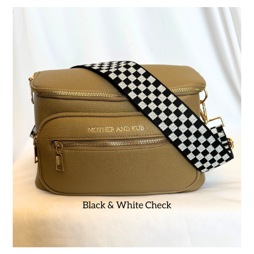 Zoey Crossbody Bag-Brown + Strap