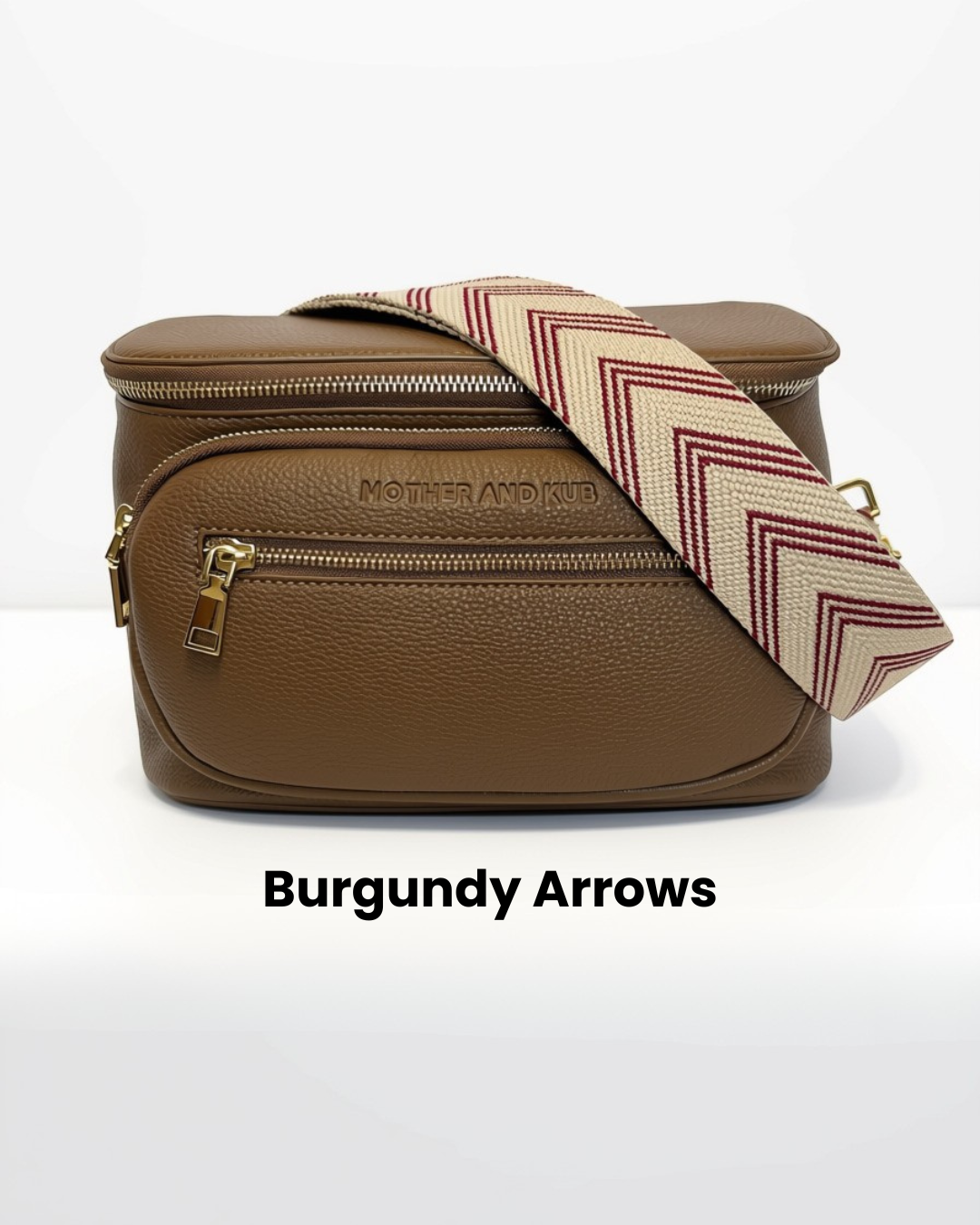 Zoey Crossbody Diaper Bag 2.0- Brown