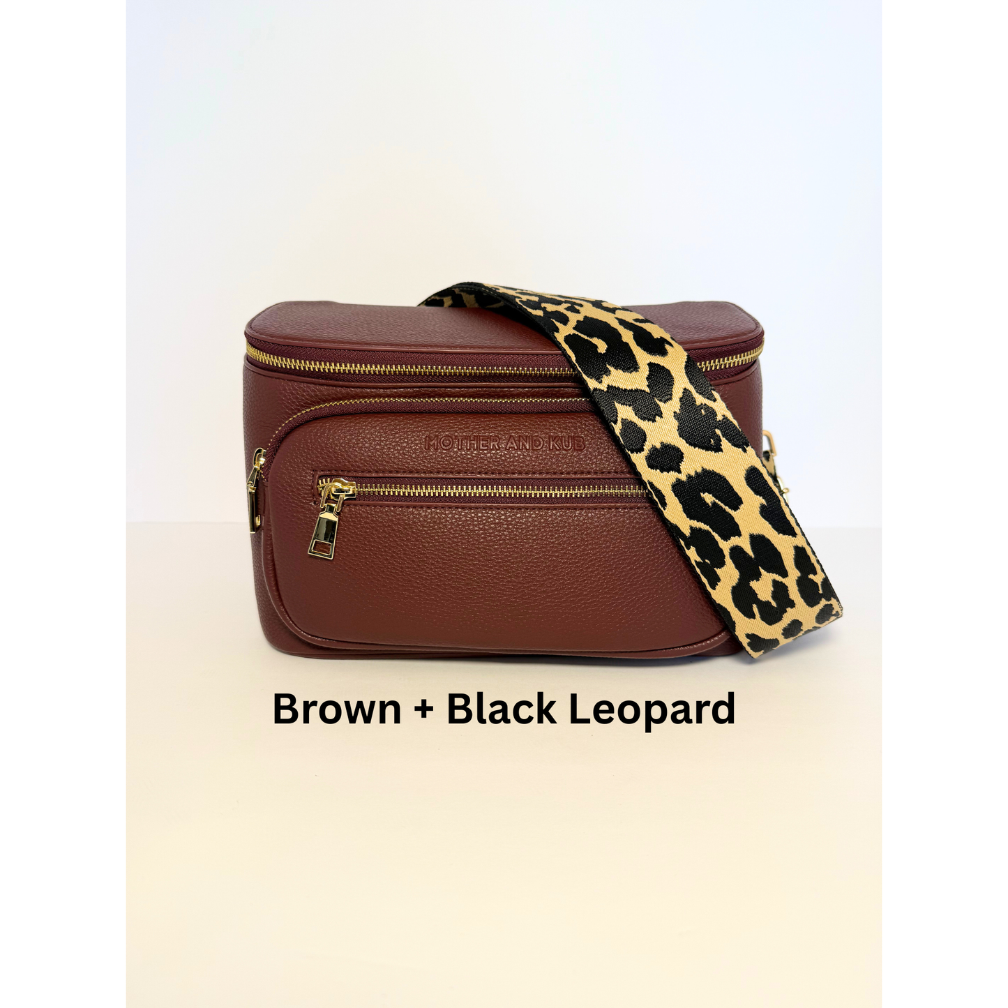 Zoey Crossbody Diaper Bag 2.0- Burgundy