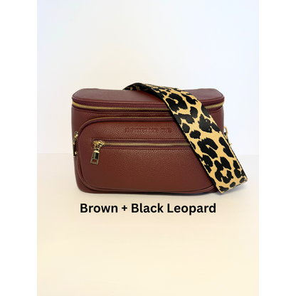 Zoey Crossbody Diaper Bag 2.0- Burgundy