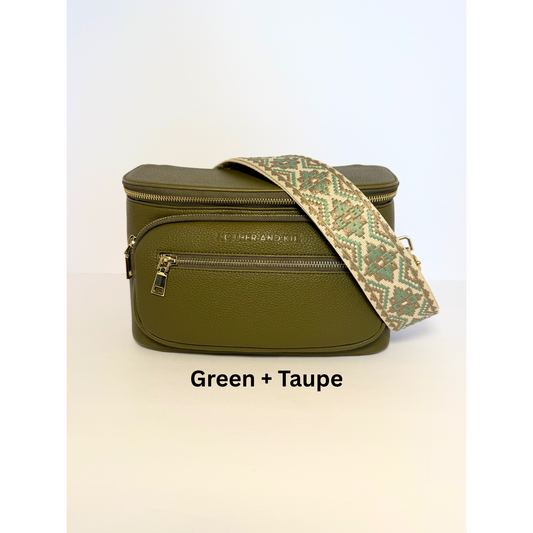 Zoey Crossbody Diaper Bag 2.0- Olive