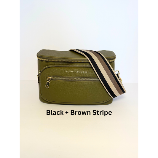 Zoey Crossbody Diaper Bag 2.0- Olive – Mother and Kub Zoey Crossbody Diaper Bag 2.0- Olive – Mother and Kub
