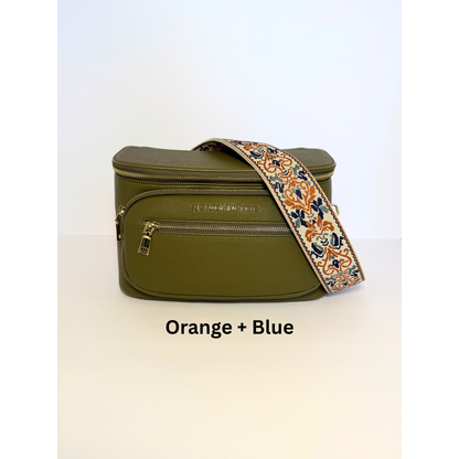 Zoey Crossbody Diaper Bag 2.0- Olive