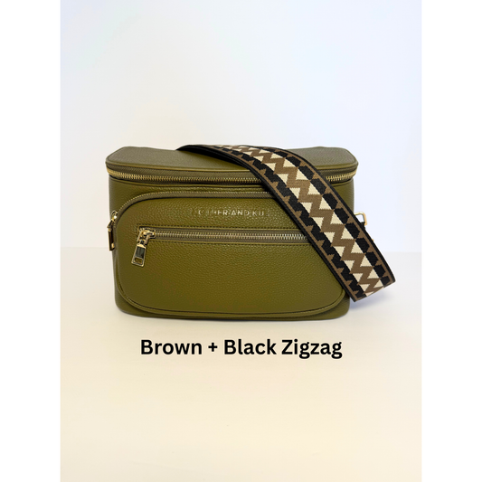 Zoey Crossbody Diaper Bag 2.0- Olive