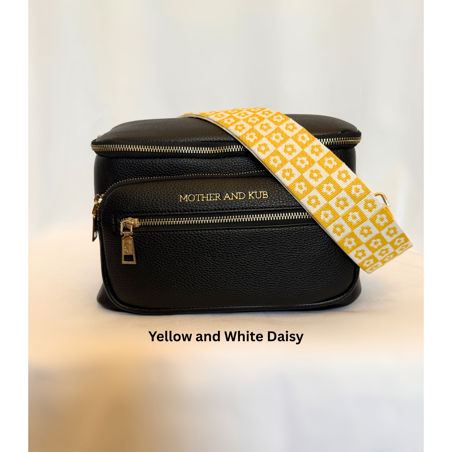 Zoey Crossbody Bag- Black + Strap