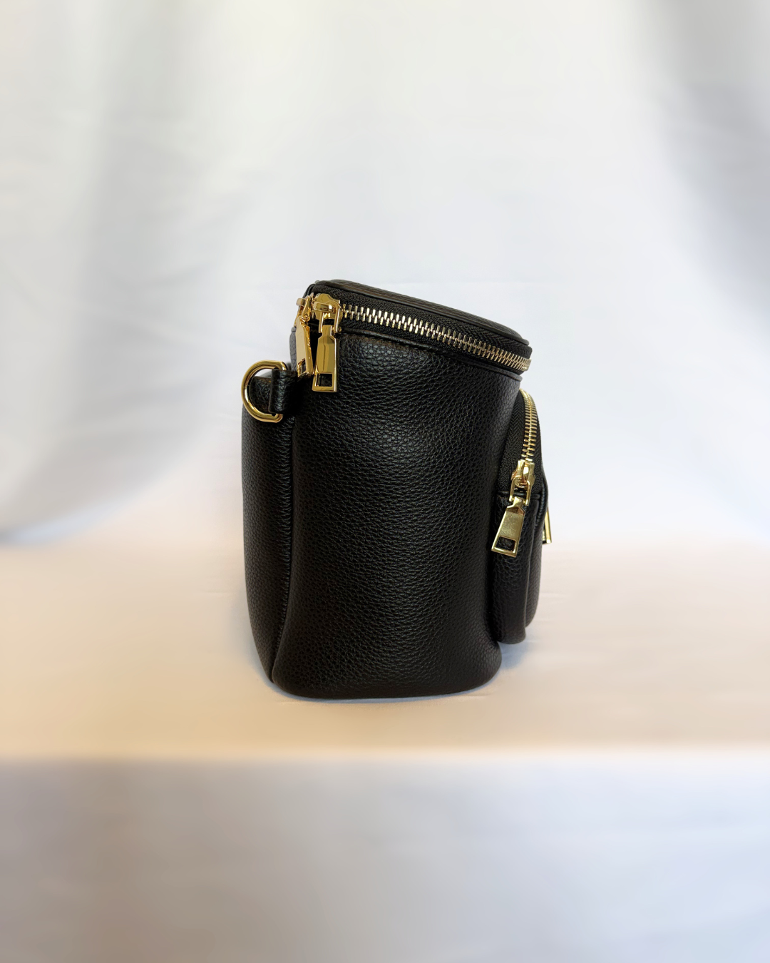 Zoey Crossbody Diaper Bag 2.0- Black