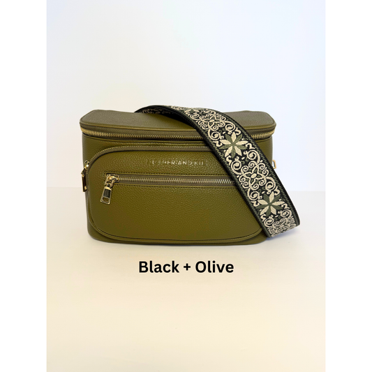 Zoey Crossbody Diaper Bag 2.0- Olive