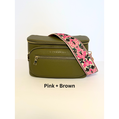 Zoey Crossbody Diaper Bag 2.0- Olive