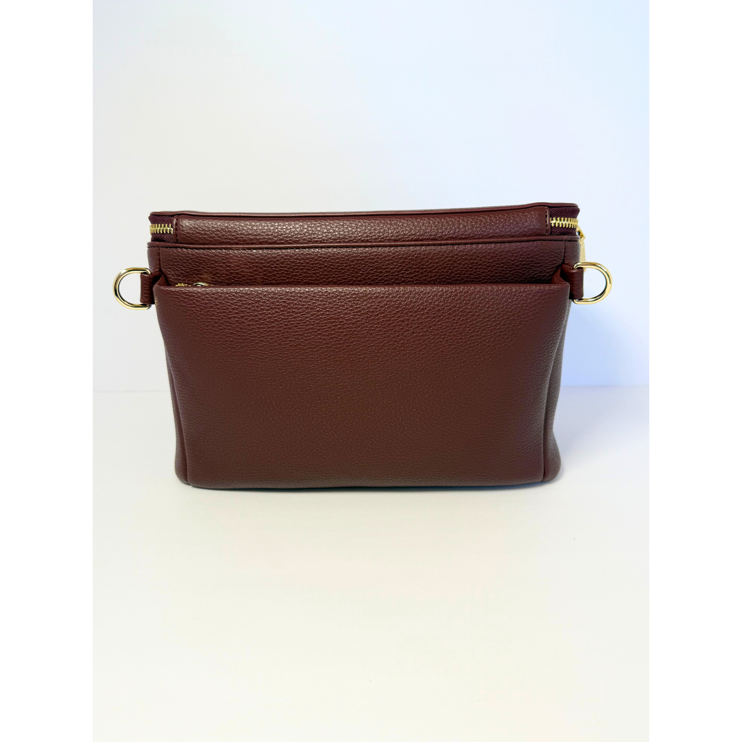 Zoey Crossbody Diaper Bag 2.0- Burgundy