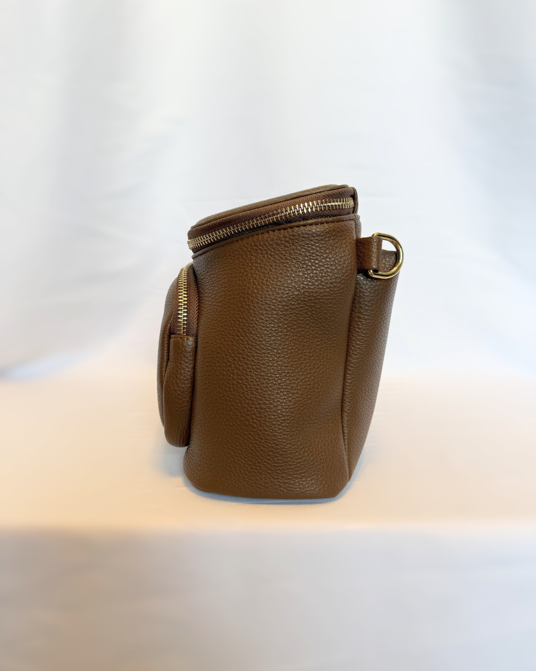 Zoey Crossbody Diaper Bag 2.0- Brown