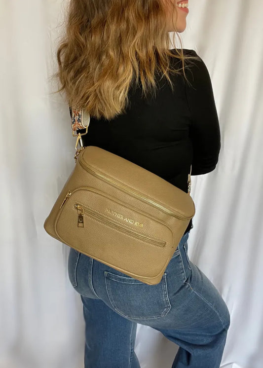 image of Cute Brown Zoey Diaper Bag